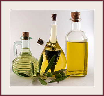 vinegar, olive oil